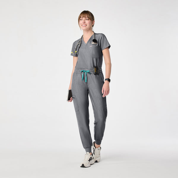 women's Graphite Uman Relaxed - Petite Jogger Scrub Pant