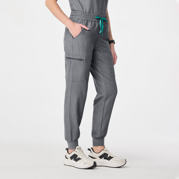 women's Graphite Uman Relaxed - Petite Jogger Scrub Pant