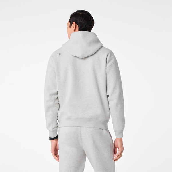 men's Heather Grey Off-Shift - Hoodie Sweatshirt™