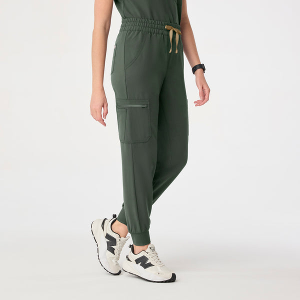 women's Moss High Waisted Uman Relaxed - Jogger Scrub Pant