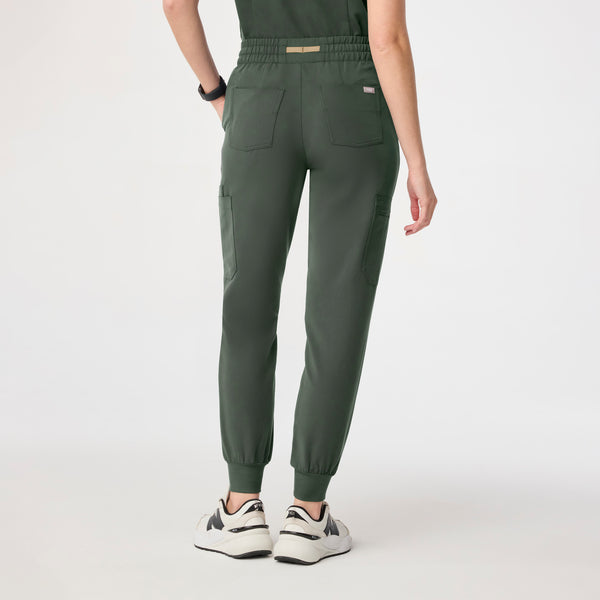 women's Moss High Waisted Uman Relaxed - Jogger Scrub Pant