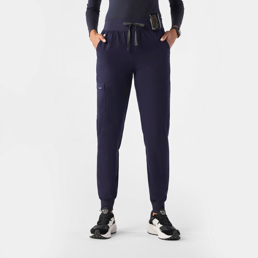 women's Navy Zamora™ High Waisted - Jogger Scrub Pants