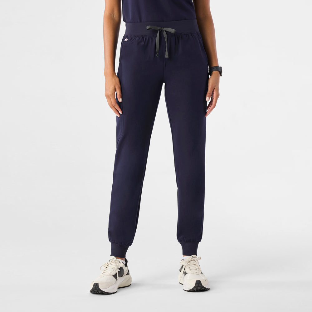 Women's Navy Zamora™ - Petite Jogger Scrub Pants