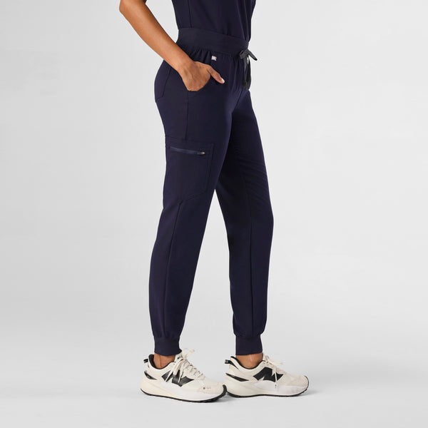 Women's Navy Zamora™ - Petite Jogger Scrub Pants