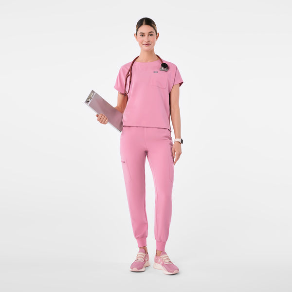 women's Chalk Pink Arua Relaxed - Scrub Top