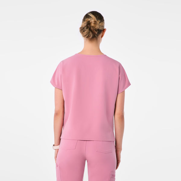 women's Chalk Pink Arua Relaxed - Scrub Top