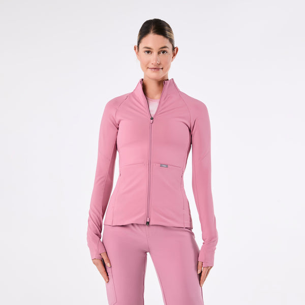 women's Chalk Pink On-Shift ContourKnit Jacket™