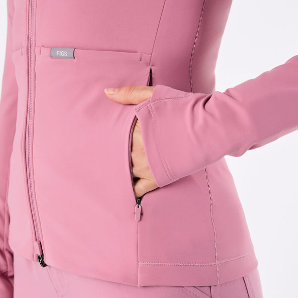 women's Chalk Pink On-Shift ContourKnit Jacket™