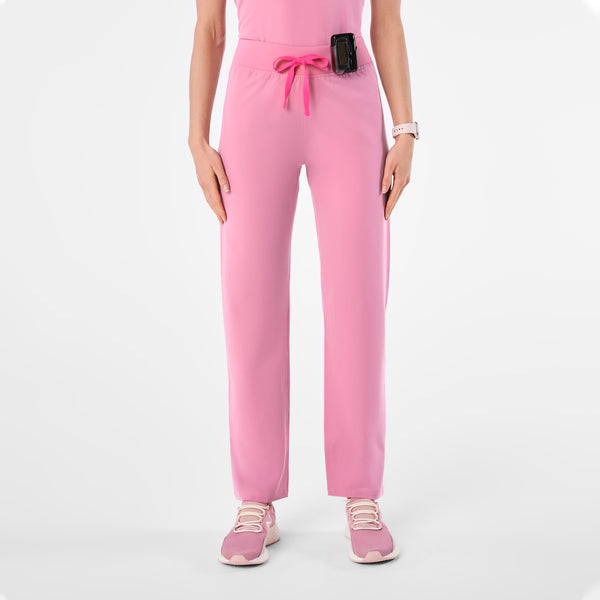 women's Chalk Pink High Waisted Livingston - Basic Scrub Pant™