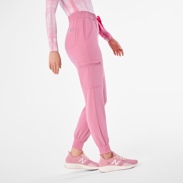 women's Chalk Pink High Waisted Uman Relaxed - Jogger Scrub Pant