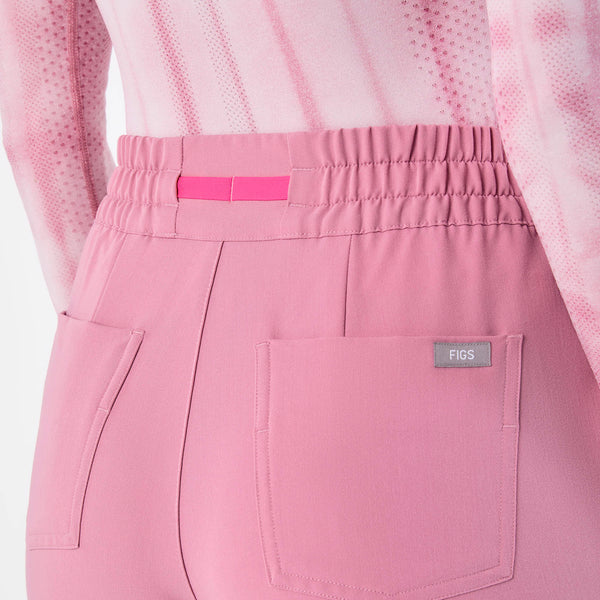 women's Chalk Pink High Waisted Uman Relaxed - Jogger Scrub Pant