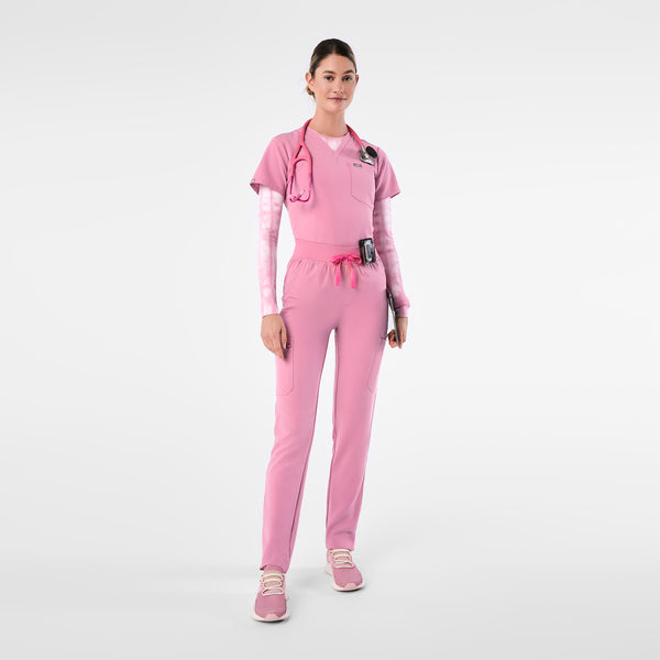 women's Chalk Pink High Waisted Yola - Skinny Scrub Pant™