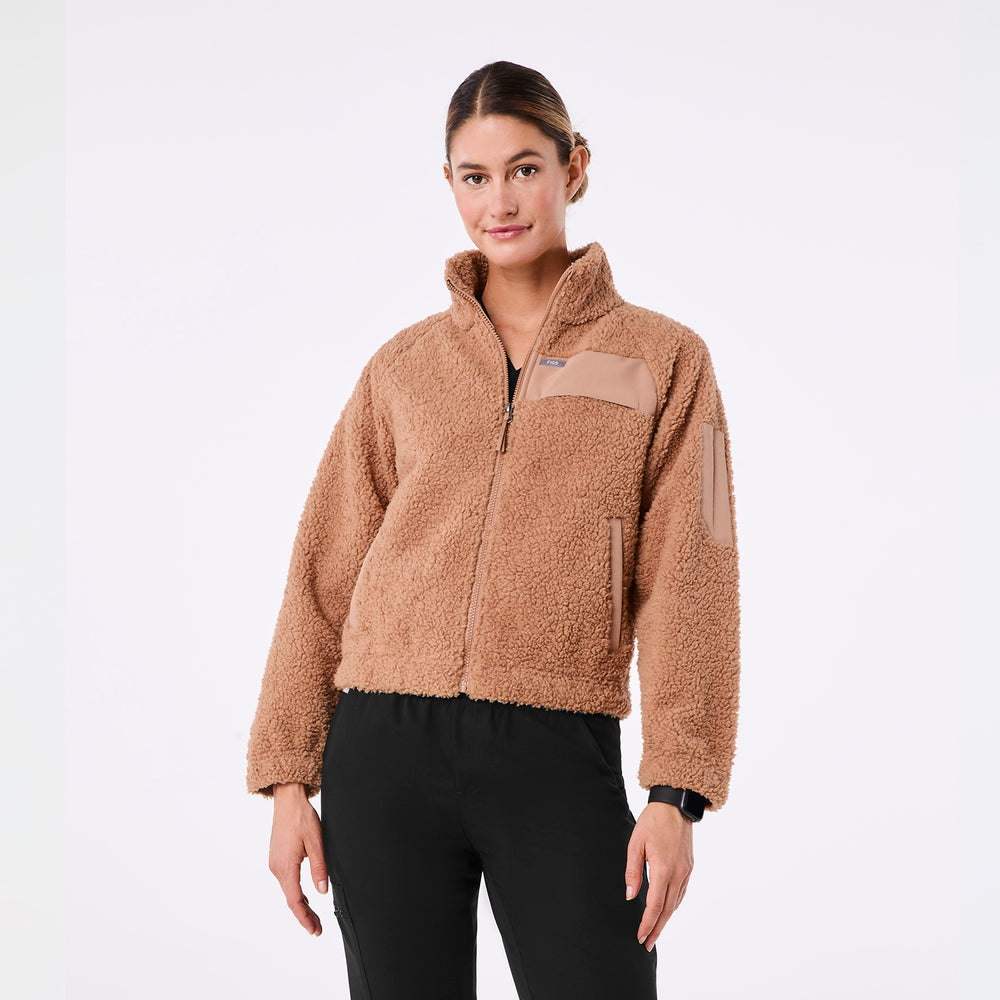 women's Macchiato On-Shift High Pile - Fleece Bomber Jacket™