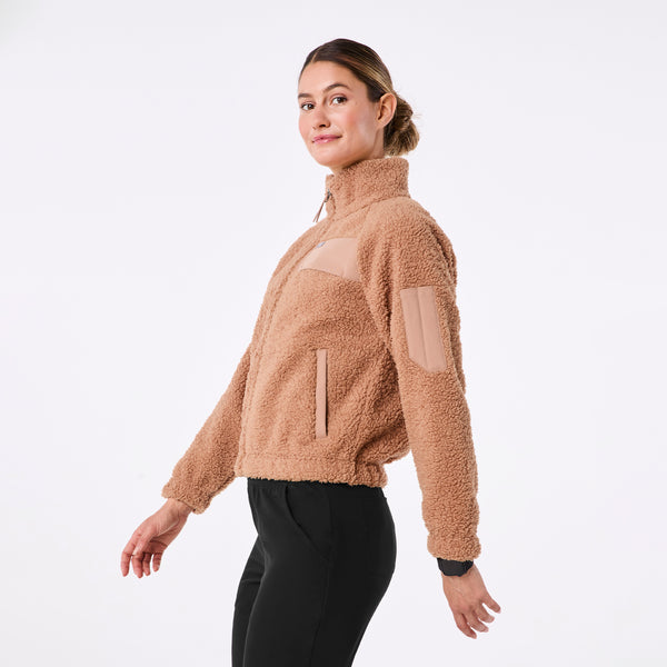 women's Macchiato On-Shift High Pile - Fleece Bomber Jacket™