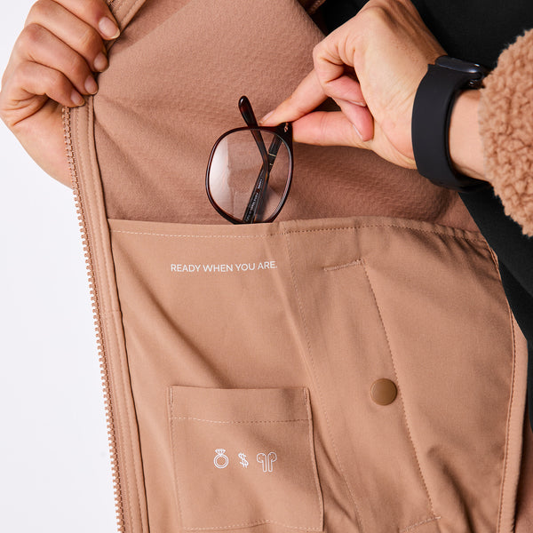 women's Macchiato On-Shift High Pile - Fleece Bomber Jacket™