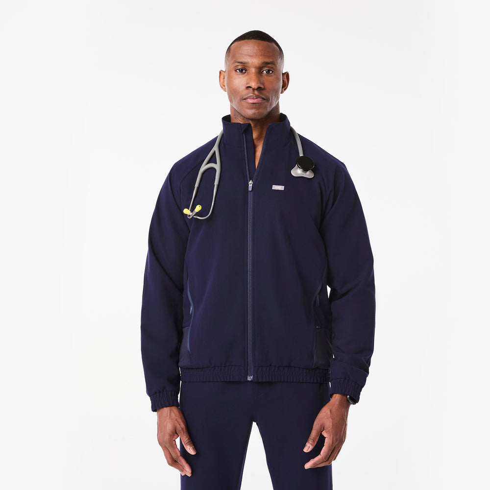 men's Navy Cobaki - Scrub Jacket