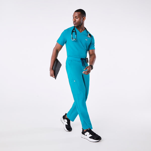 men's Teal Axim - Cargo Scrub Pant™