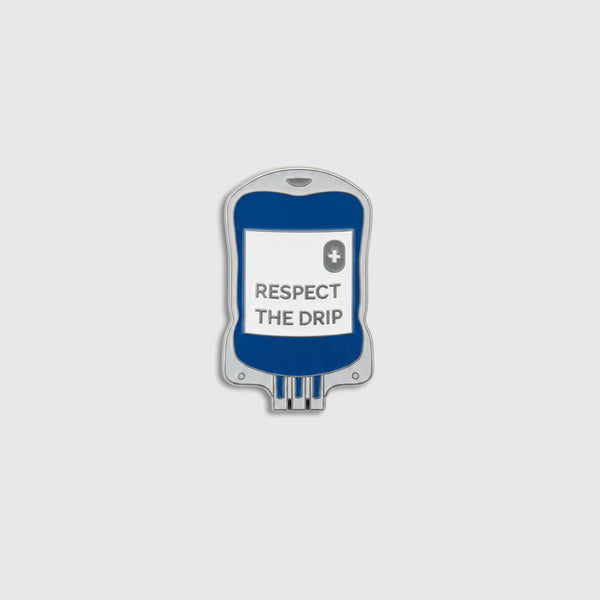 Respect The Drip Enamel Pin