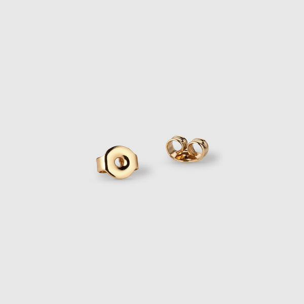 Gold Tiny Stethoscope Bow Stud Earrings
