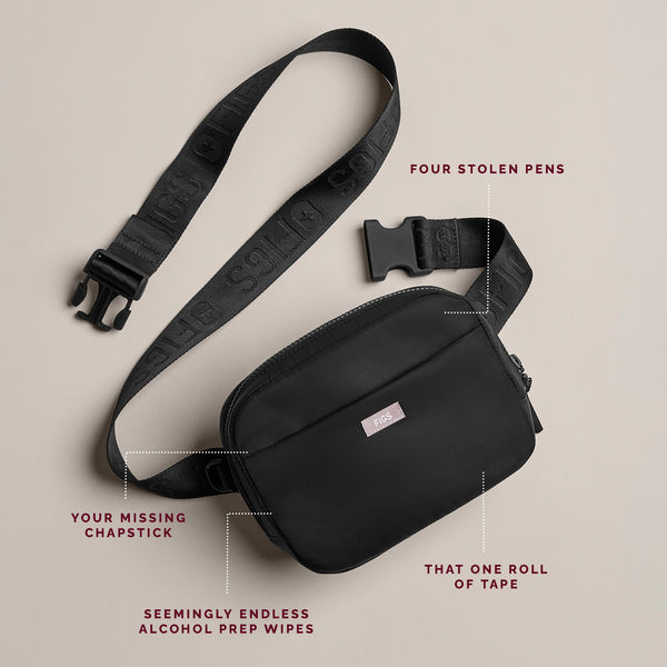 Black The Shift Belt Bag