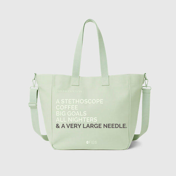 Sagewater - A Very Large Needle Canvas Tote