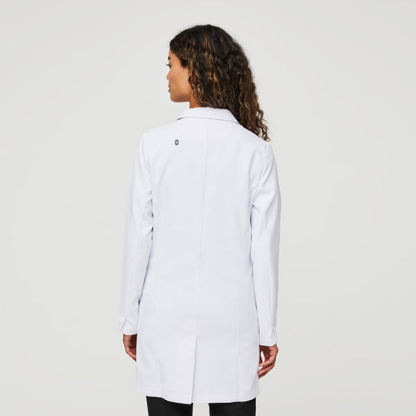 Women's White Bellevue - Slim Long Lab Coat