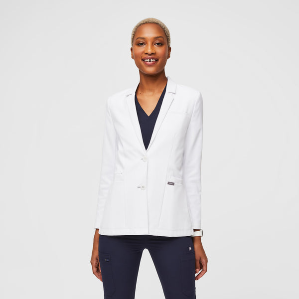 Women's White Bellevue - Short Lab Coat
