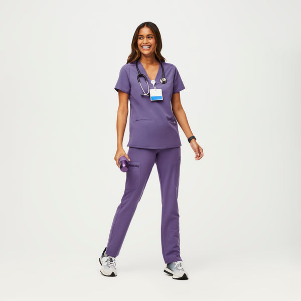 women's Amethyst Casma™ - Three-Pocket Scrub Top (3XL - 6XL)