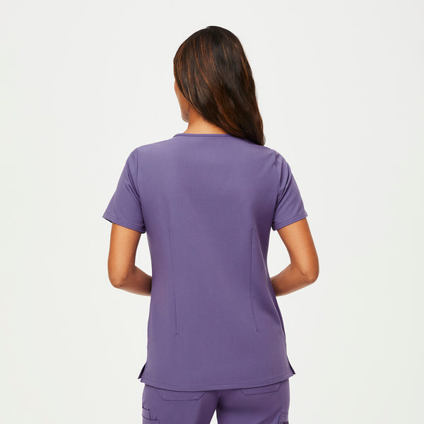 women's Amethyst Casma™ - Three-Pocket Scrub Top (3XL - 6XL)