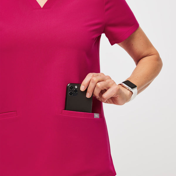 women's Ultra Rose Casma™- Three-Pocket Scrub Top (3XL - 6XL)
