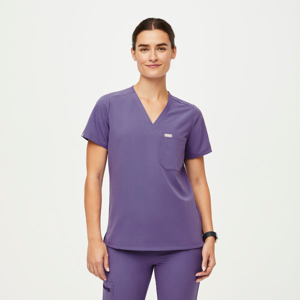 women's Amethyst Catarina™ - One-Pocket Scrub Top (3XL - 6XL)