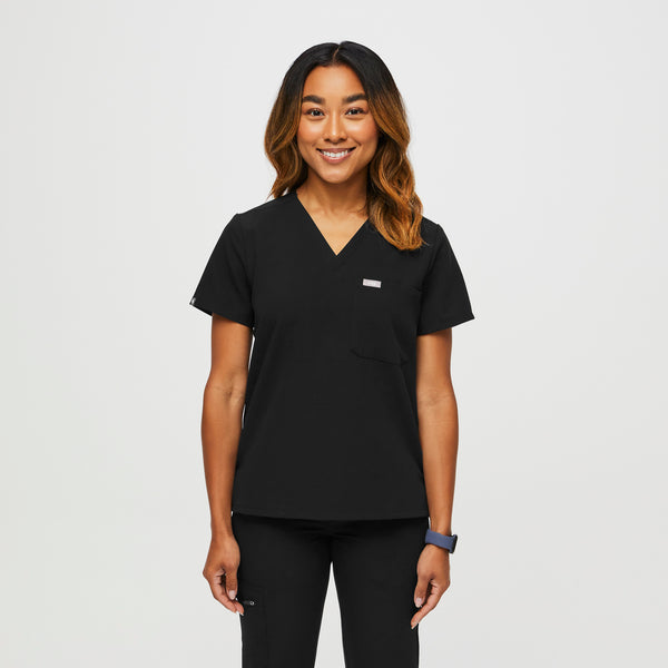 women's Fireside Catarina Petite - One-Pocket Scrub Top™