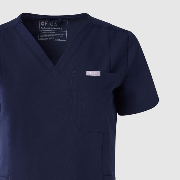 Embroidery: Navy