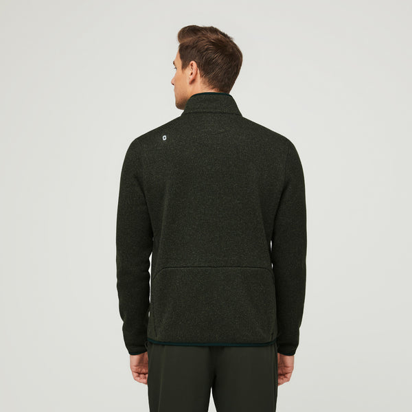 men's Heather Dark Moss On-Shift™ - Sweater Knit Jacket