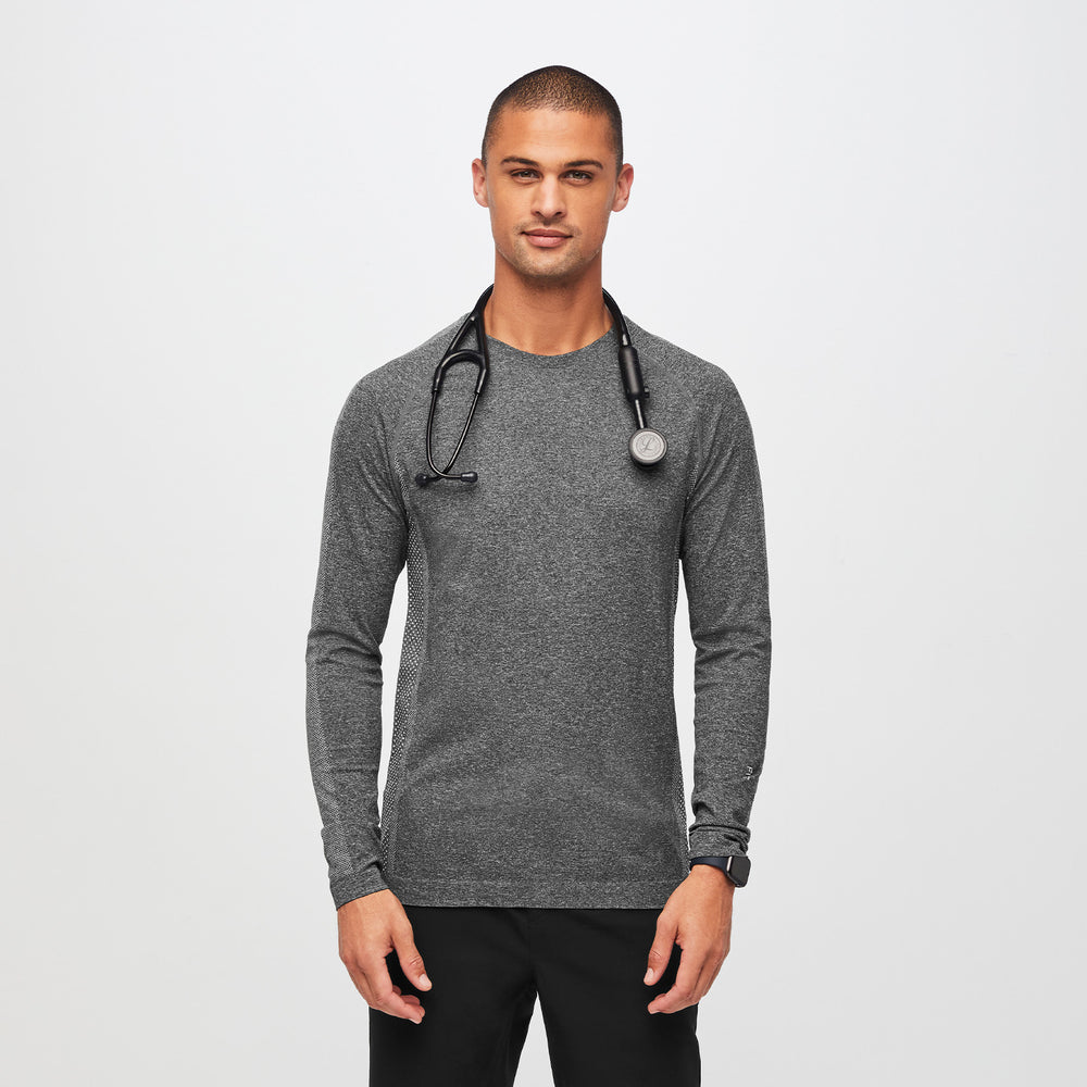 men's Graphite Makato Seamless - Longsleeve Underscrub (3XL-6XL)
