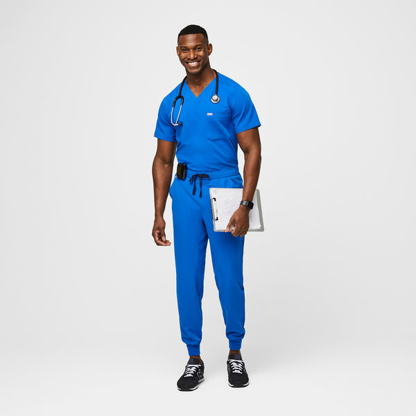 Men's Royal Blue Tansen™ - Short Jogger Scrub Pants
