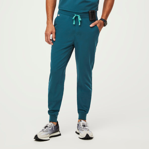 men's Caribbean Blue Slim Tansen™ - Short Jogger Scrub Pants