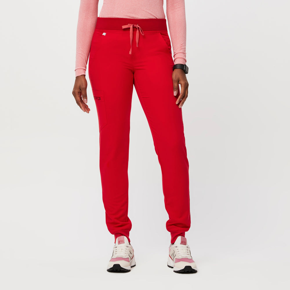 women's Pop Red Zamora™ - Tall Jogger Scrub Pants