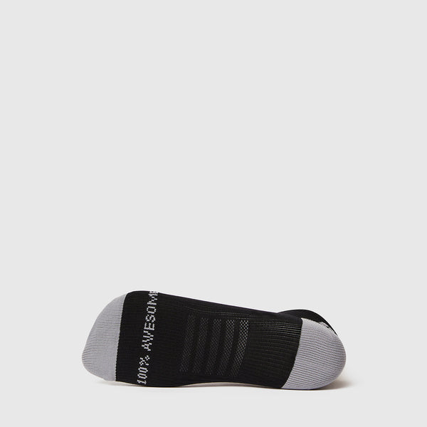 Men's Black Solid Ankle Socks
