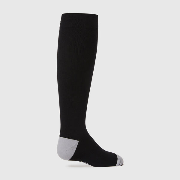 Women's Black Solid Compression Socks