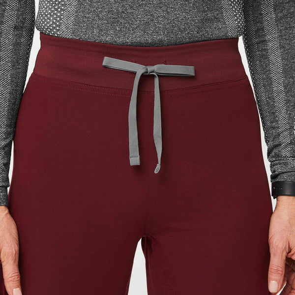 women's Burgundy Livingston™ High Waisted - Tall Basic Scrub Pants