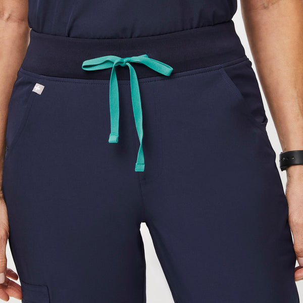 women's Navy FREEx™ Lined Zamora™ High Waisted - Jogger Scrub Pants