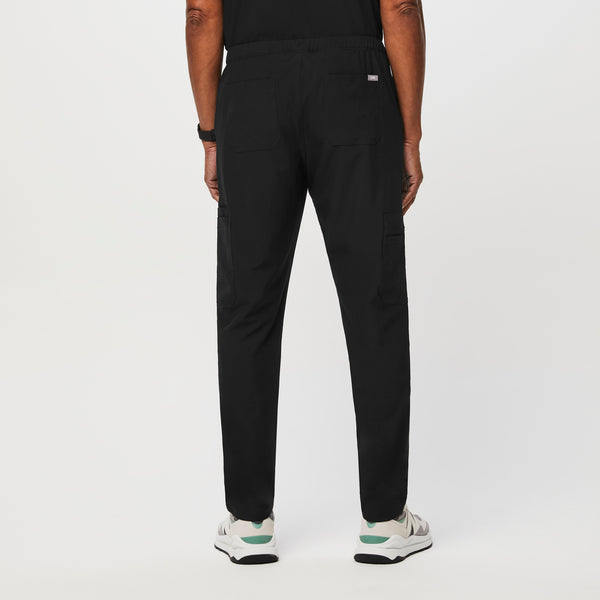 men's Black Slim Cairo™ FREEx™ Lined - Short Cargo Scrub Pants