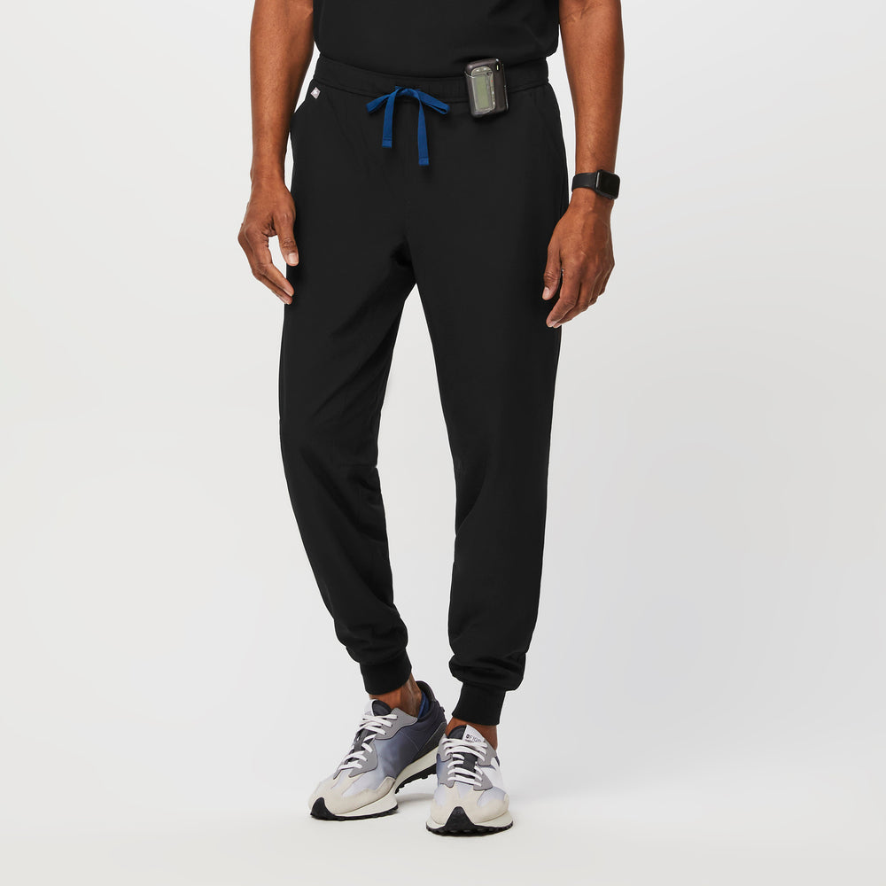 men's Black Tansen™ FREEx™ Lined - Short Jogger Scrub Pants