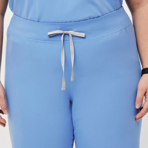 women's Ceil Blue High Waisted Livingston™ - Tall Basic Scrub Pants (3XL - 6XL)