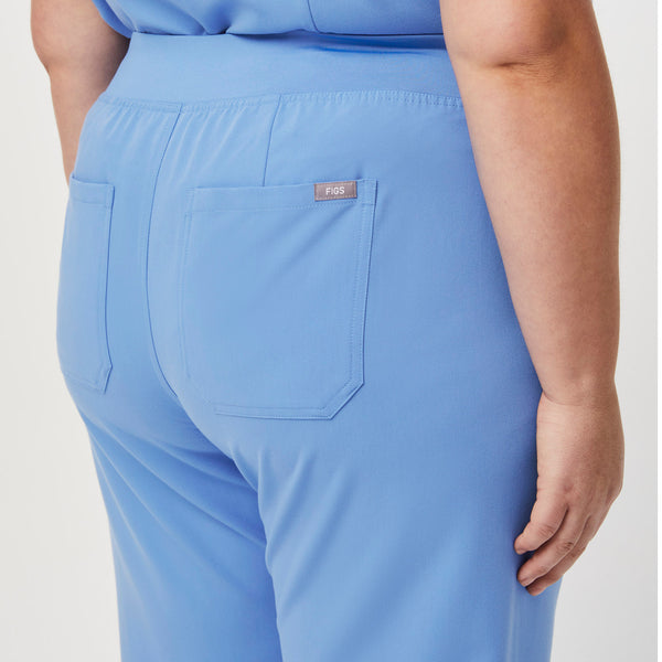 women's Ceil Blue High Waisted Livingston™ - Tall Basic Scrub Pants (3XL - 6XL)