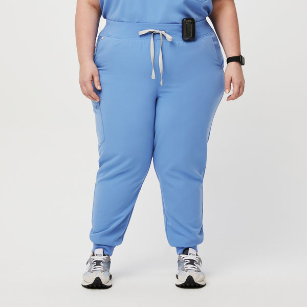 women's Ceil Blue Zamora™ - Tall Jogger Scrub Pants (3XL - 6XL)