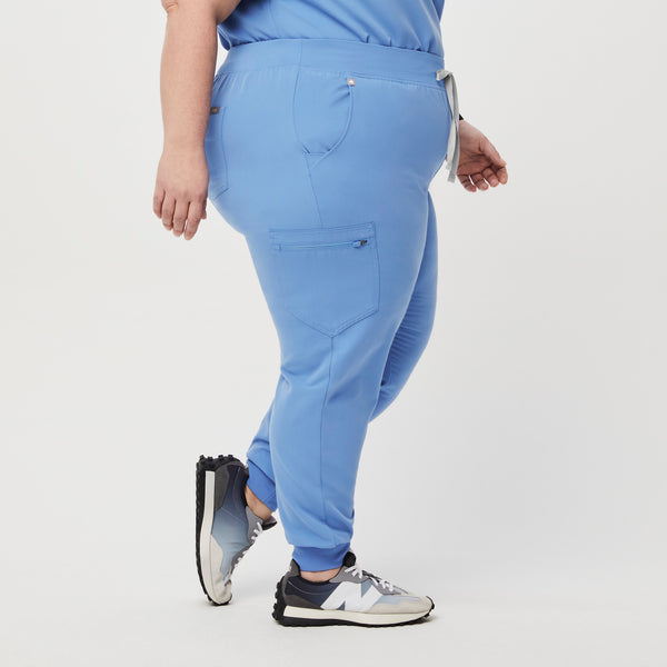 women's Ceil Blue Zamora™ - Tall Jogger Scrub Pants (3XL - 6XL)