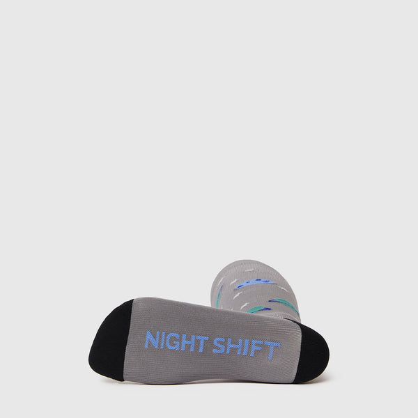 men's Graphite Night Shift - Compression Socks