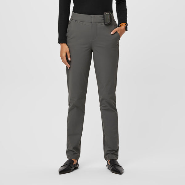 women's Deep Stone FIGSPRO™ Skinny Zip Fly Trouser